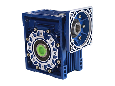 Worm gear speed reducer with flange